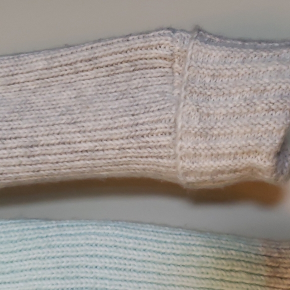 Banana Republic - Knitted Mint and Grey Sweater - Picture 3 of 4